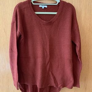 Madewell auburn knit sweater